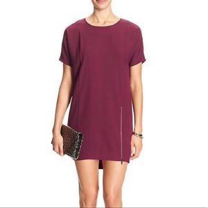 Banana Republic Shift Dress Zip Front NWT